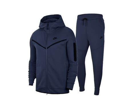 blauwe nike tech